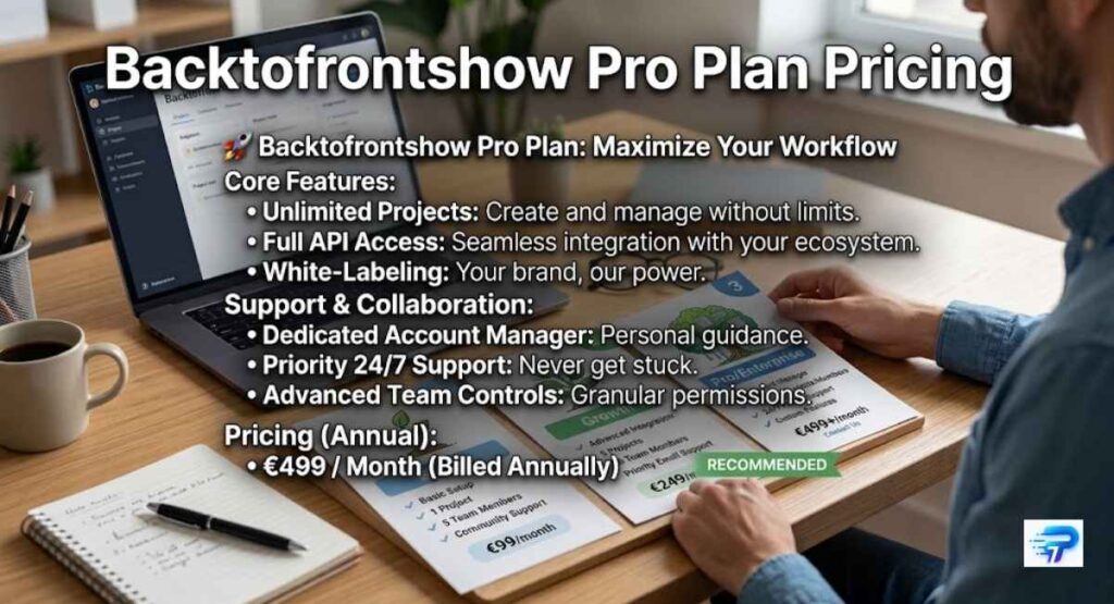 backtofrontshow-pro-plan-pricing