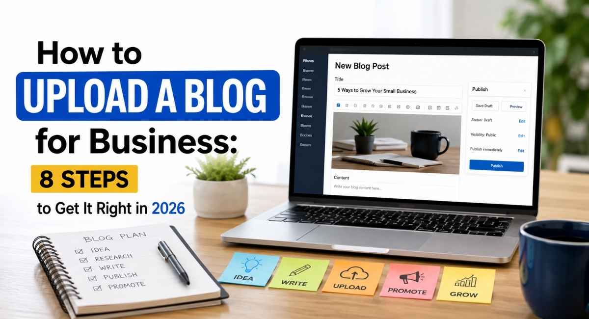 How to Upload a Blog for Business: 8 Steps to Get It Right in 2026