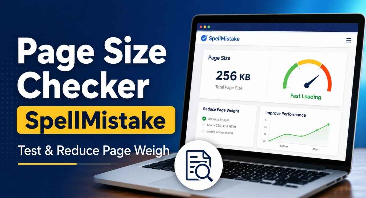 Page Size Checker SpellMistake: Test & Reduce Page Weight