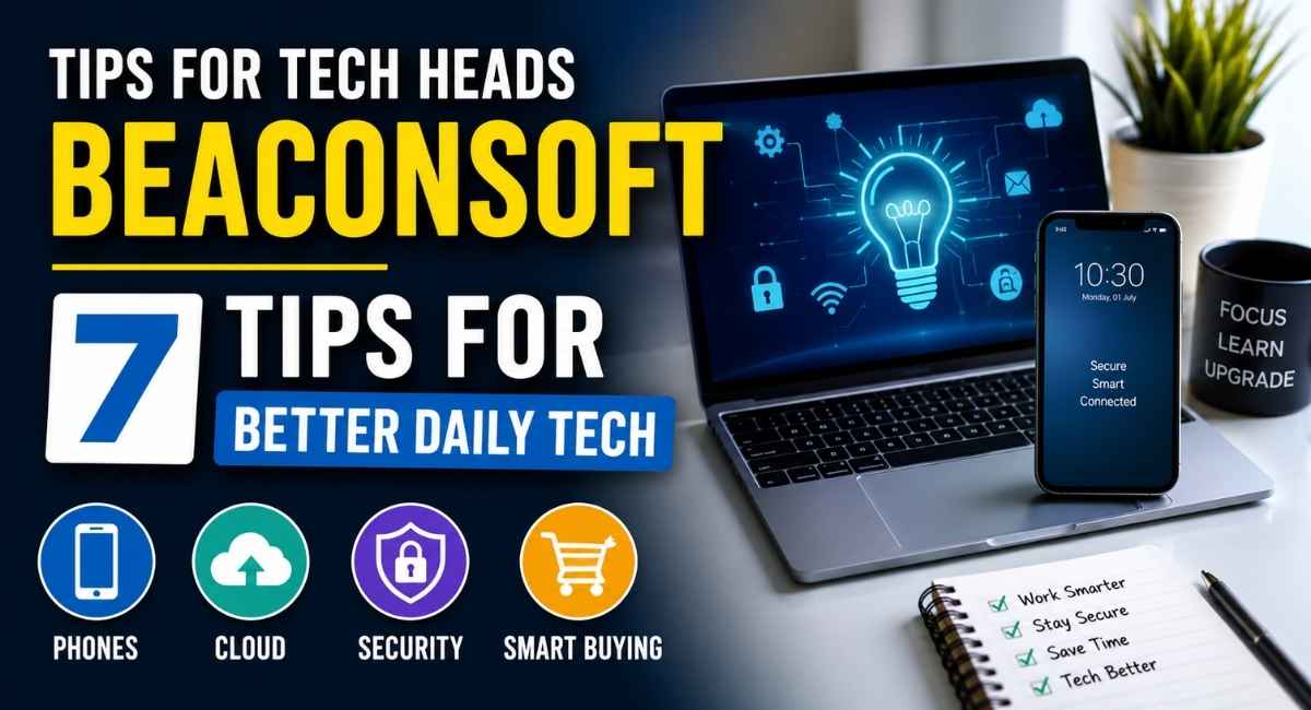Tips for Tech Heads Beaconsoft - 7 Tips for Better Daily Tech