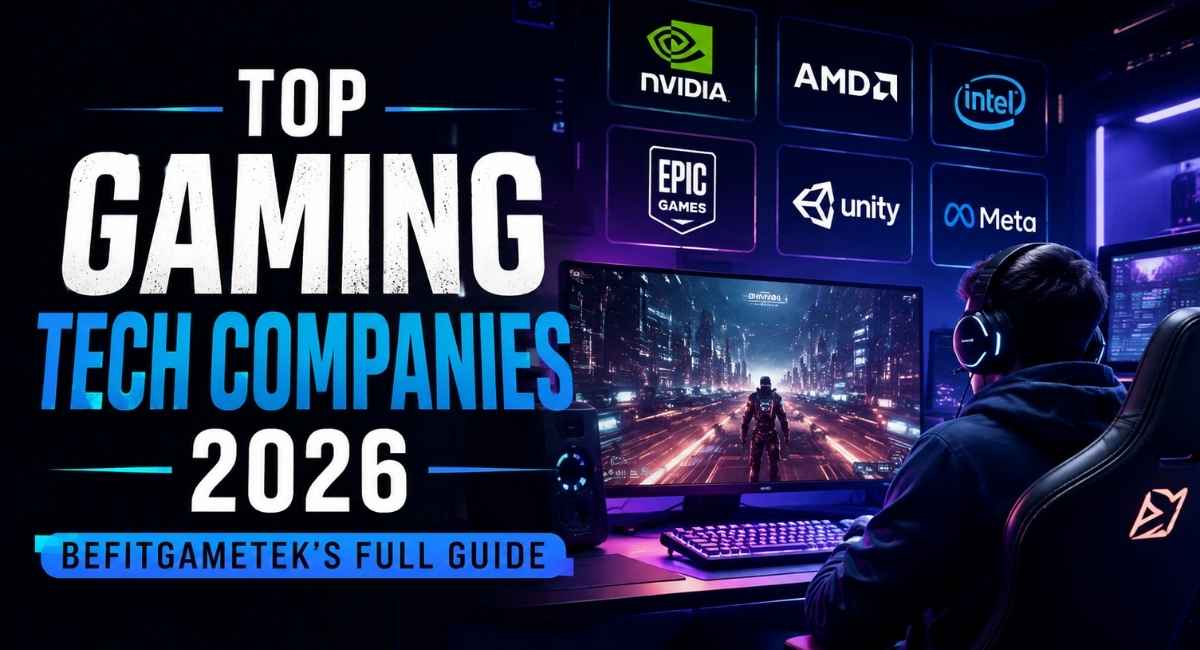 Top Gaming Tech Companies 2026 - Befitgametek's Full Guide